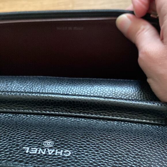 CHANEL WOC Wallet on chain black caviar quilted leather - Picture 4 of 7